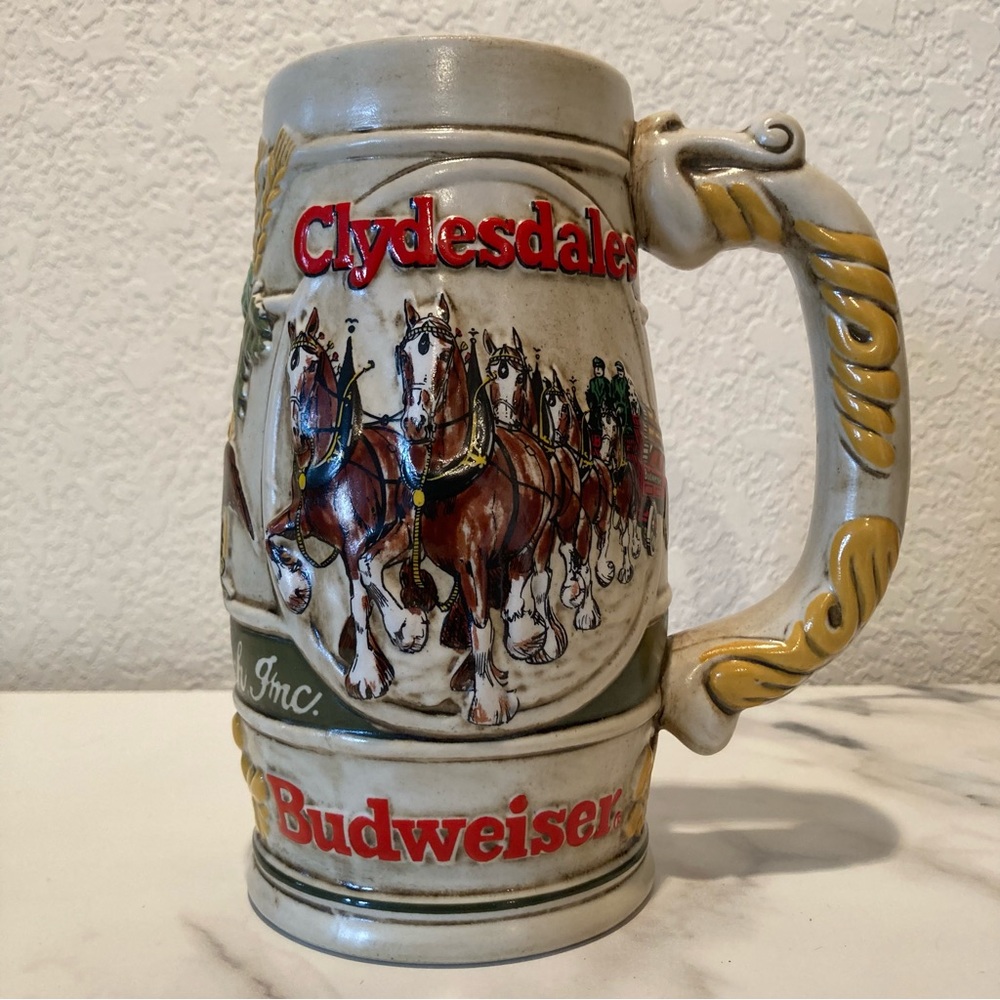 Budweiser beer stein